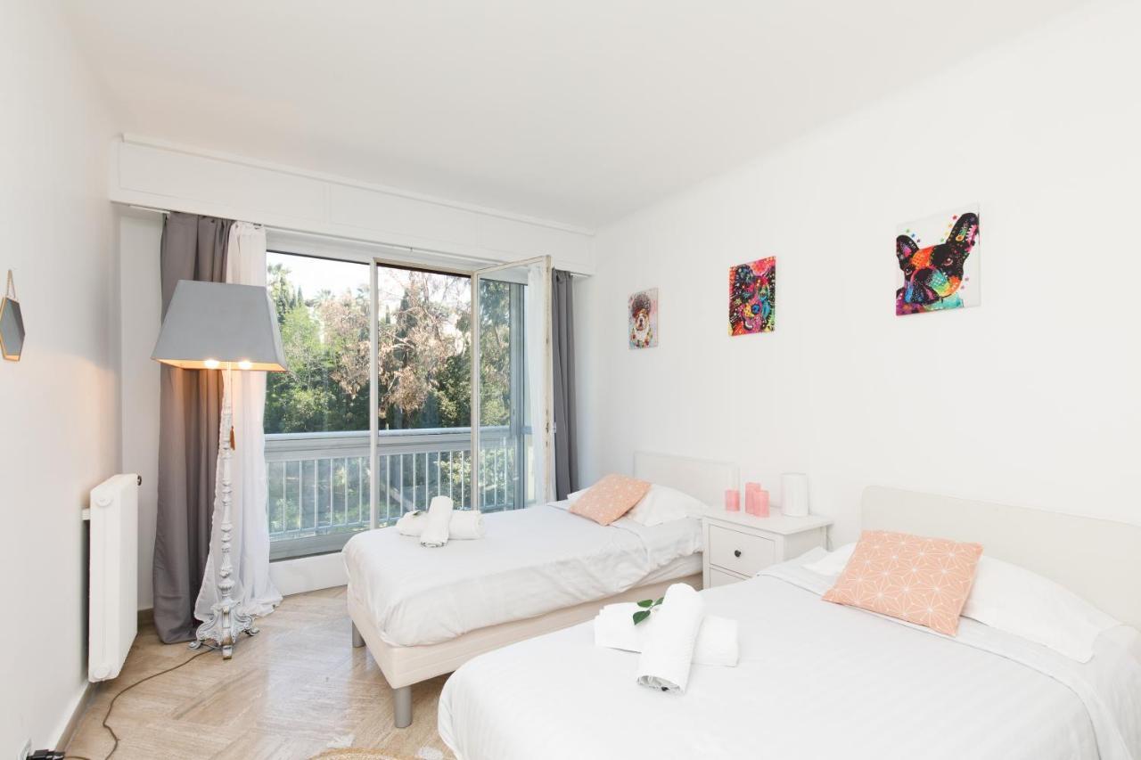 Suite Riviera - Sea View - Clim - 50M Plage - Residence De Standing - Spacieux 180 M2 - Parking Κάννες Εξωτερικό φωτογραφία