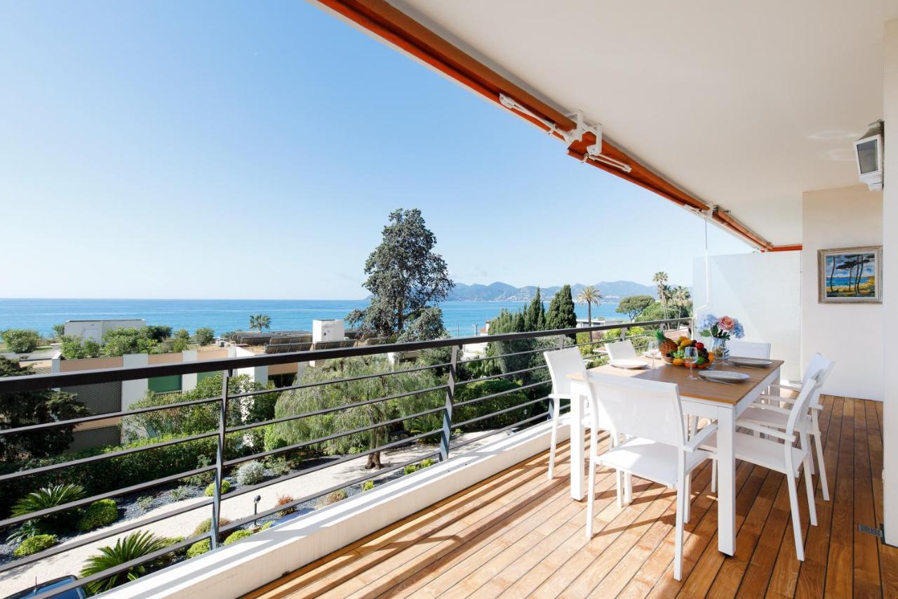 Suite Riviera - Sea View - Clim - 50M Plage - Residence De Standing - Spacieux 180 M2 - Parking Κάννες Εξωτερικό φωτογραφία